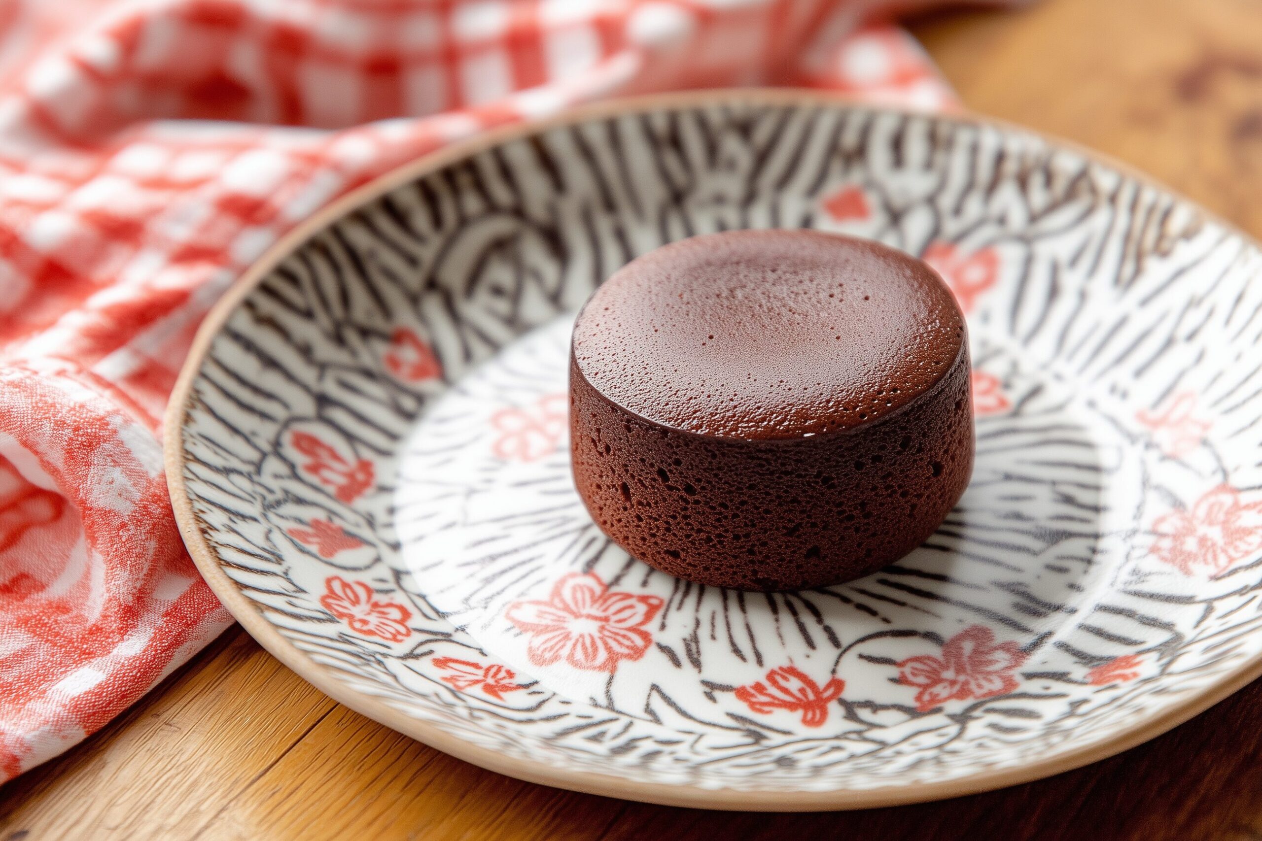 カフェで小さなチョコレートケーキを注文/Small Chocolate Cake０