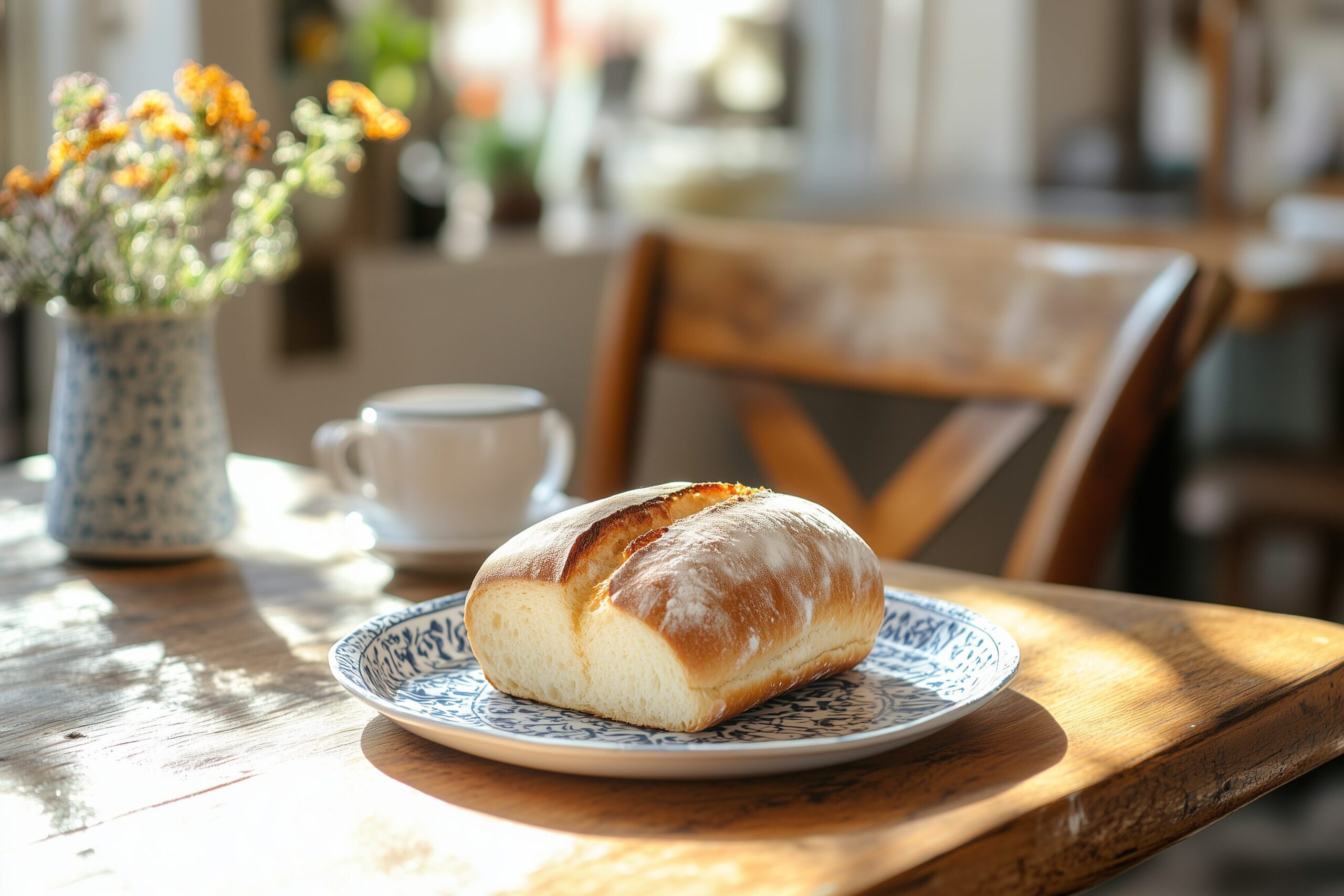 カフェでパンを注文/Order bread at the cafe０