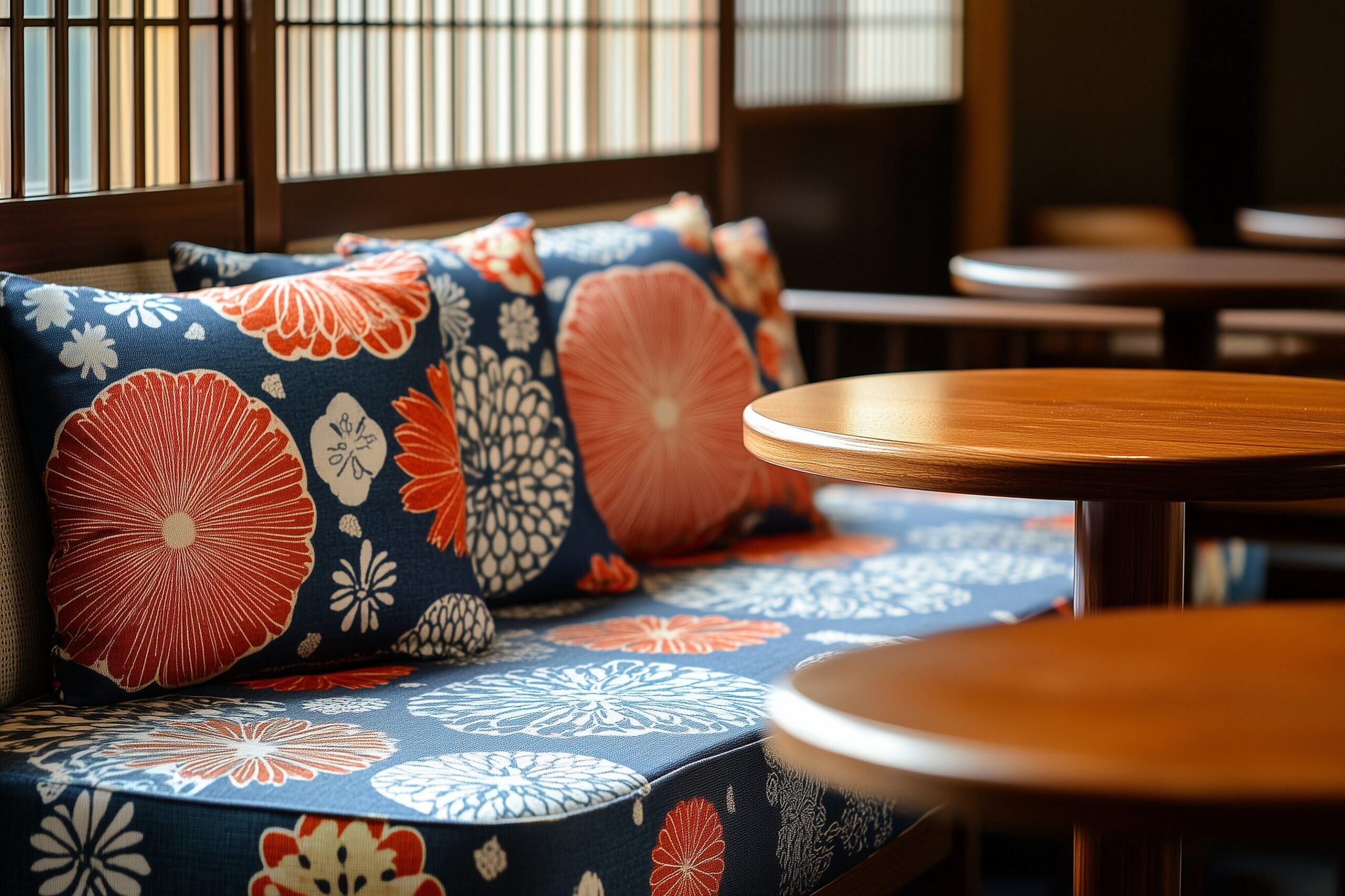 和カフェのインテリア（ソファ席）/ Japanese-style cafe interior and sofa seating 0