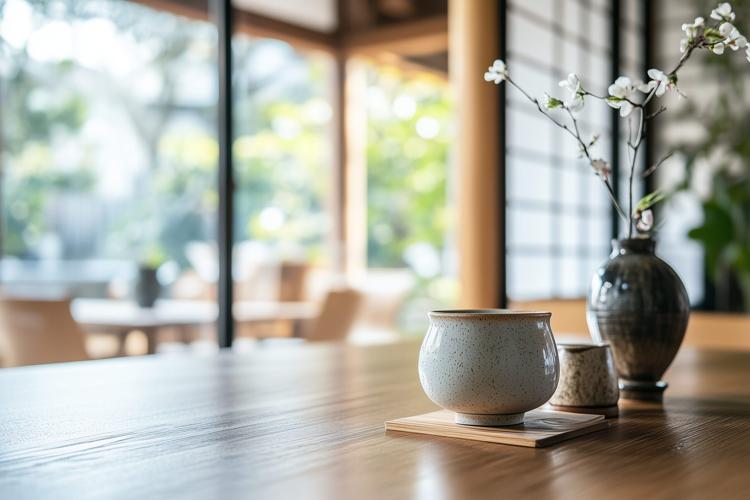 和を感じるカフェインテリア・雑貨 / Cafe interior with a Japanese feel０