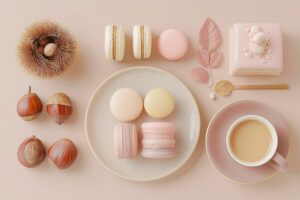 カフェスイーツのオシャレ背景画像・かわいいフリー素材0