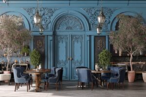 高級感のあるオシャレカフェのインテリア・フリー素材0