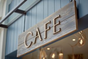 【フリー素材】カフェのシンプルでオシャレな看板０