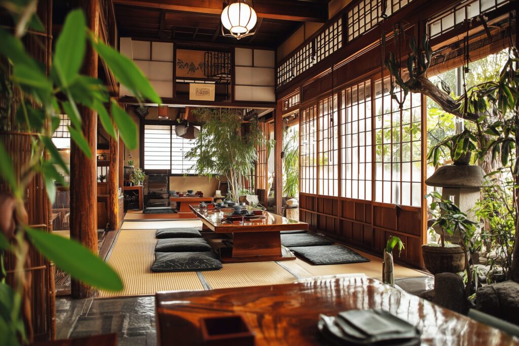 【古民家カフェ】歴史ある品のあるカフェのインテリア０