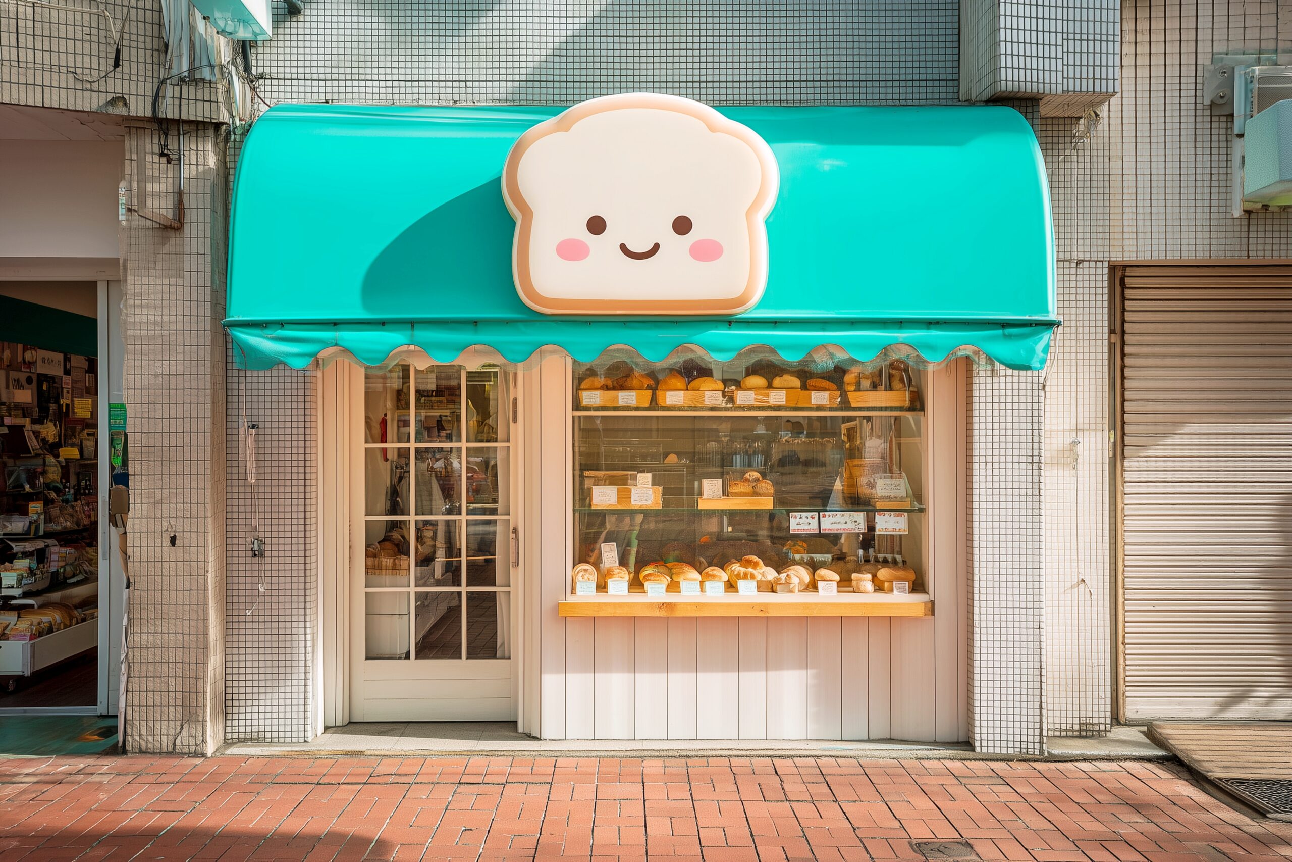 かわいいパン屋さんの外観イメージ画像０