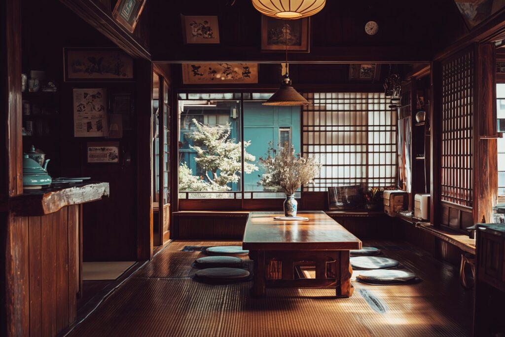 【古民家カフェ】歴史ある品のあるカフェのインテリア０