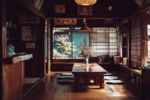 【古民家カフェ】歴史ある品のあるカフェのインテリア0