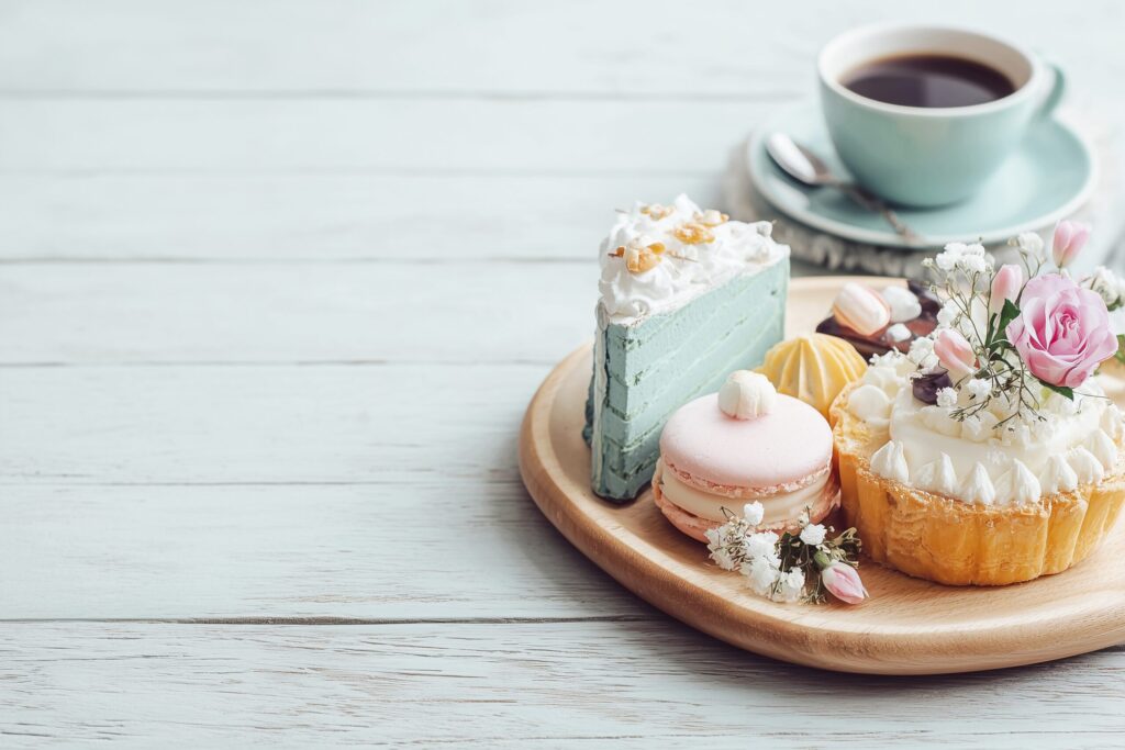 【フリー素材】かわいいカフェスイーツの画像０