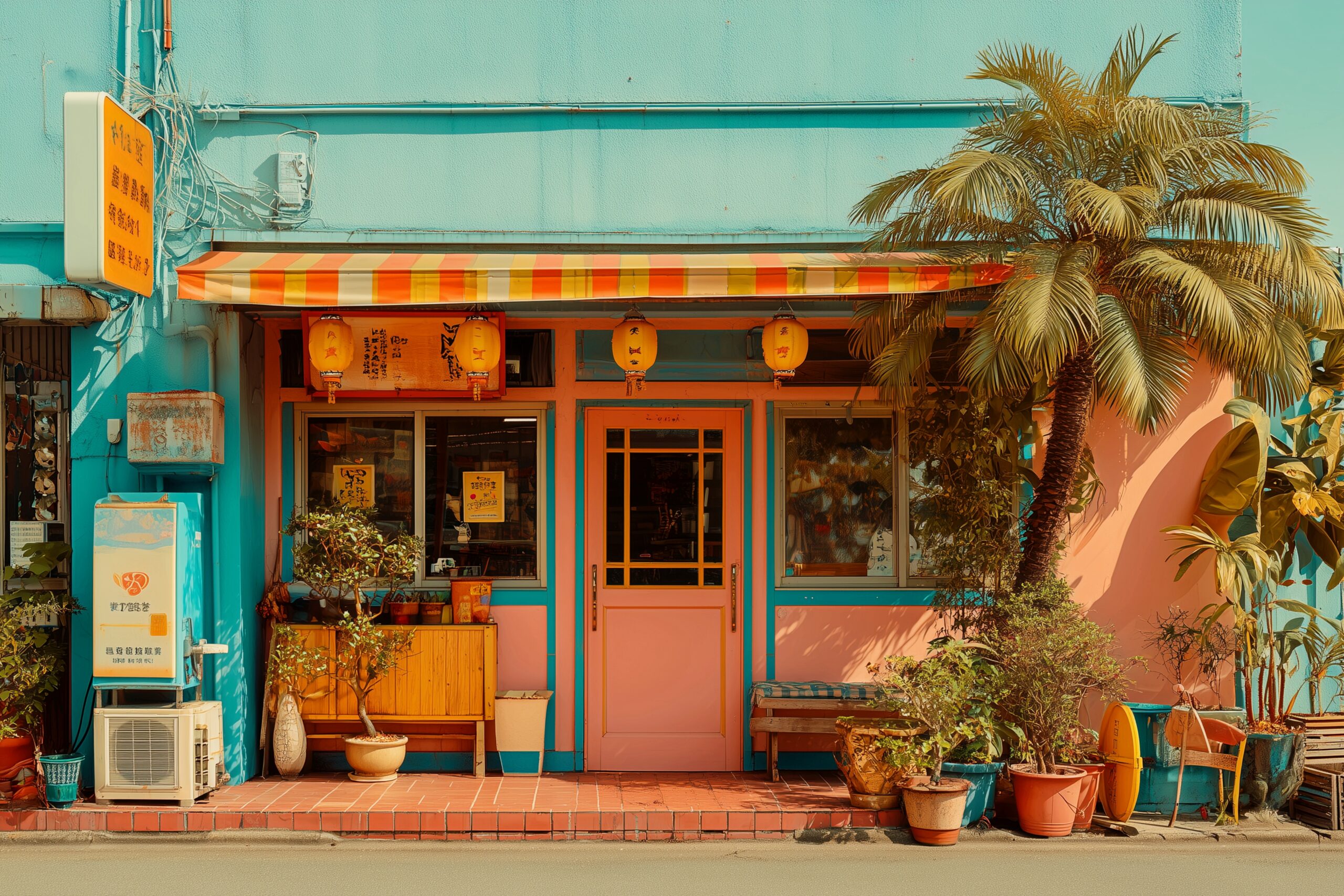 レトロな喫茶店の外観イメージ画像0
