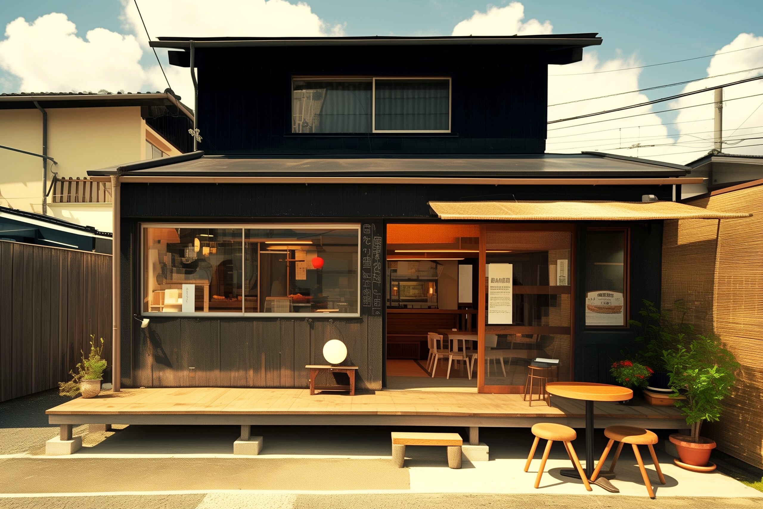 レトロな喫茶店の外観イメージ画像0