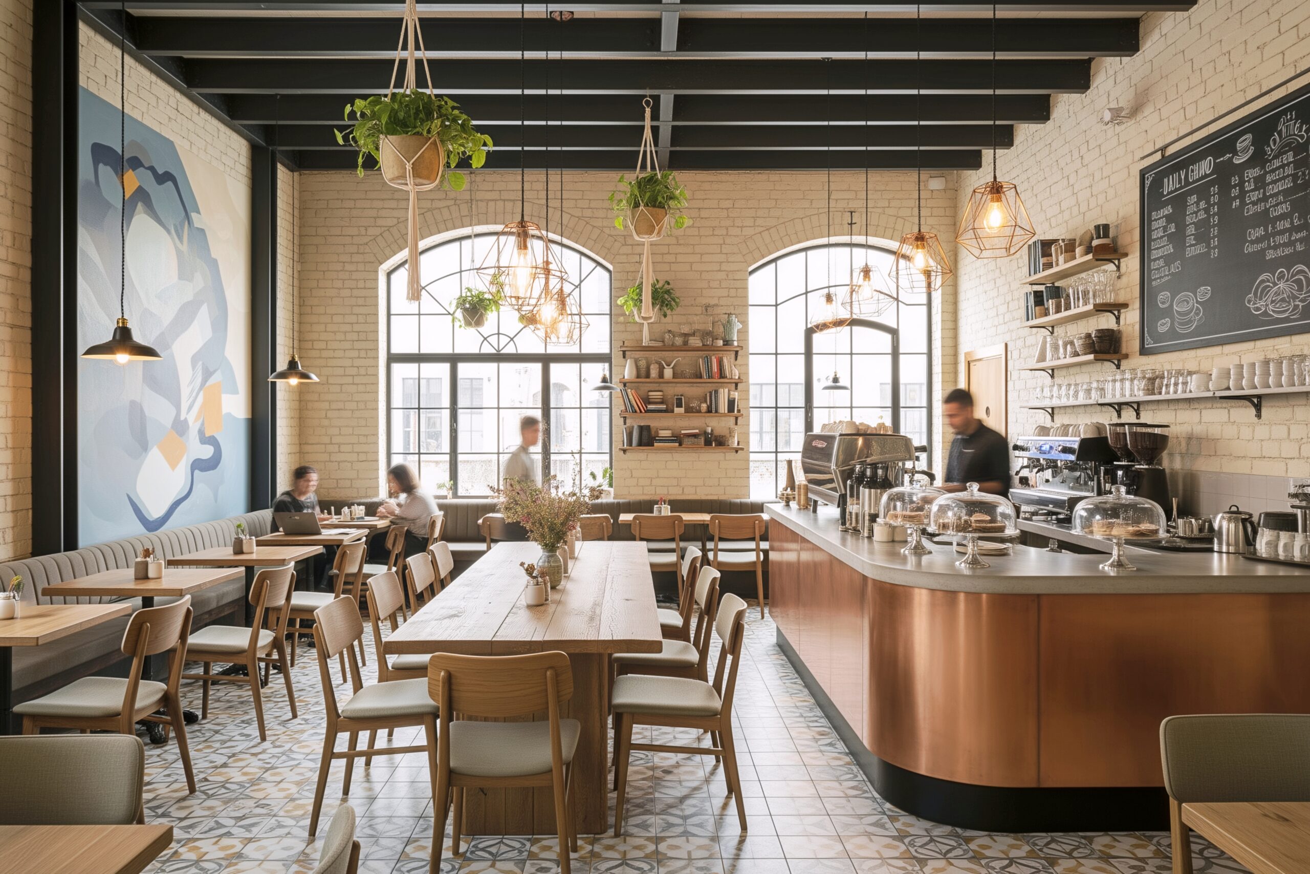 【フリー素材】オシャレなカフェ店内・インテリア画像０２