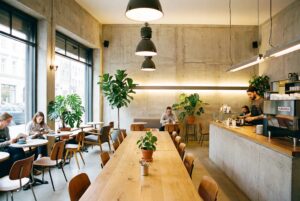 【フリー素材】カフェの内装デザイン・インテリア画像０２