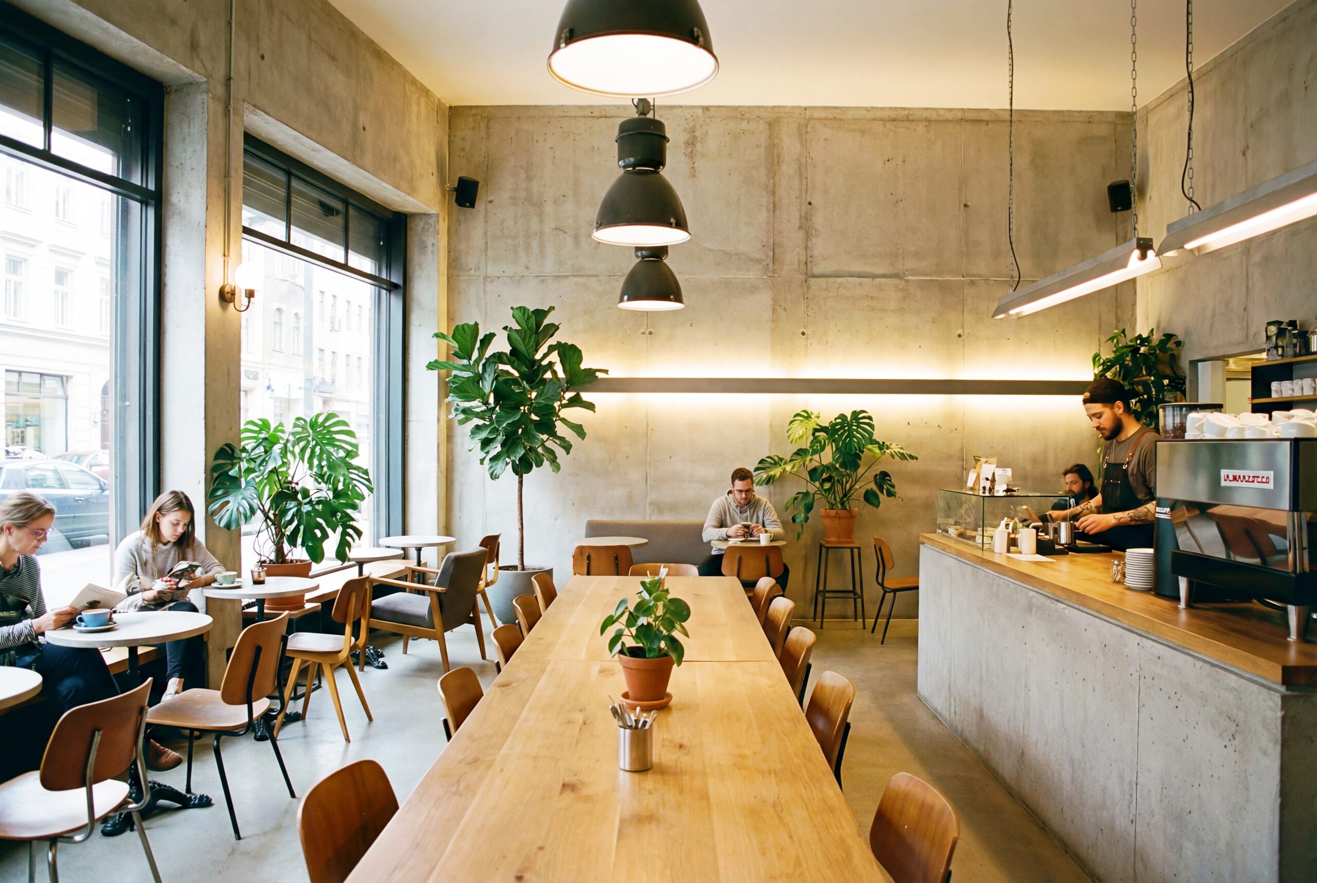 【フリー素材】カフェの内装デザイン・インテリア画像０２