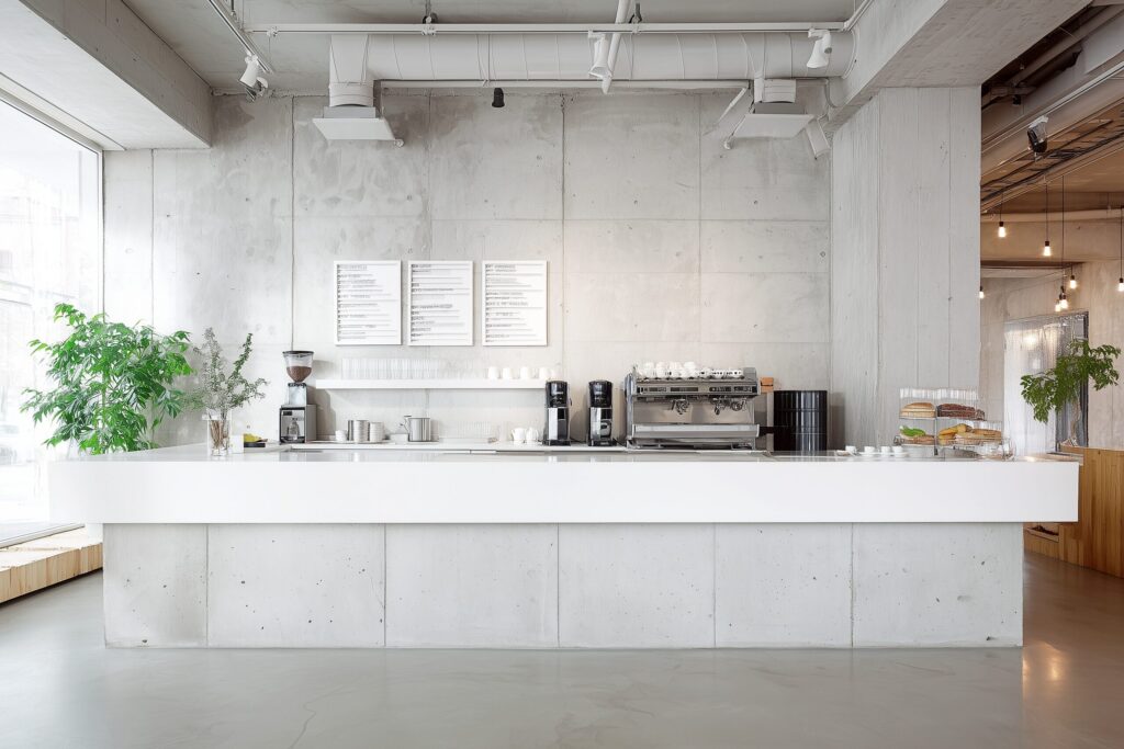 カフェのオシャレなカウンターデザイン・イメージフリー素材０