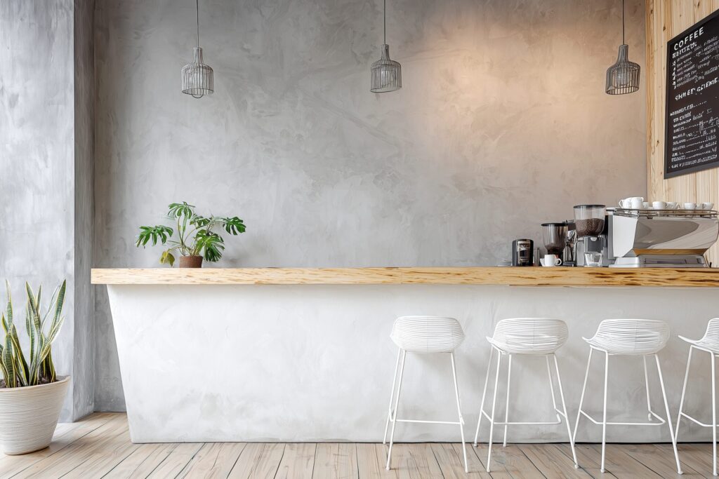 カフェのオシャレなカウンターデザイン・イメージフリー素材０