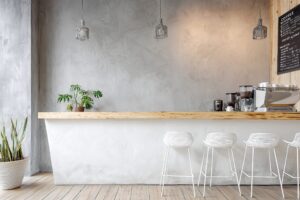 カフェのオシャレなカウンターデザイン・イメージフリー素材０