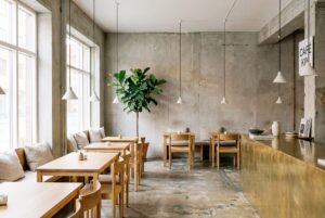 【フリー素材】カフェの内装デザイン・インテリア画像０