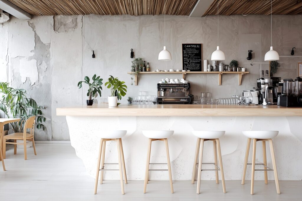 カフェのオシャレなカウンターデザイン・イメージフリー素材０