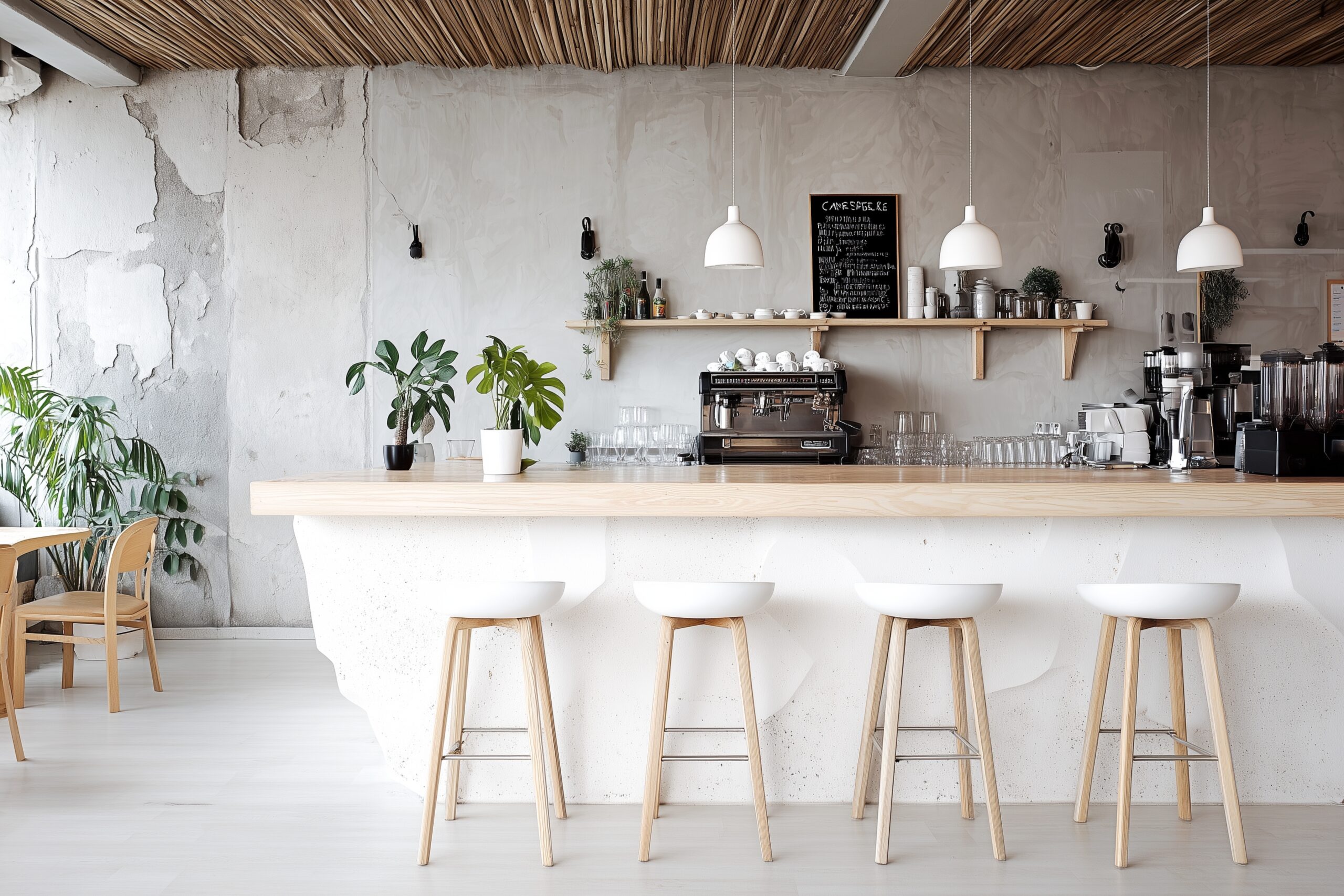 カフェのオシャレなカウンターデザイン・イメージフリー素材０