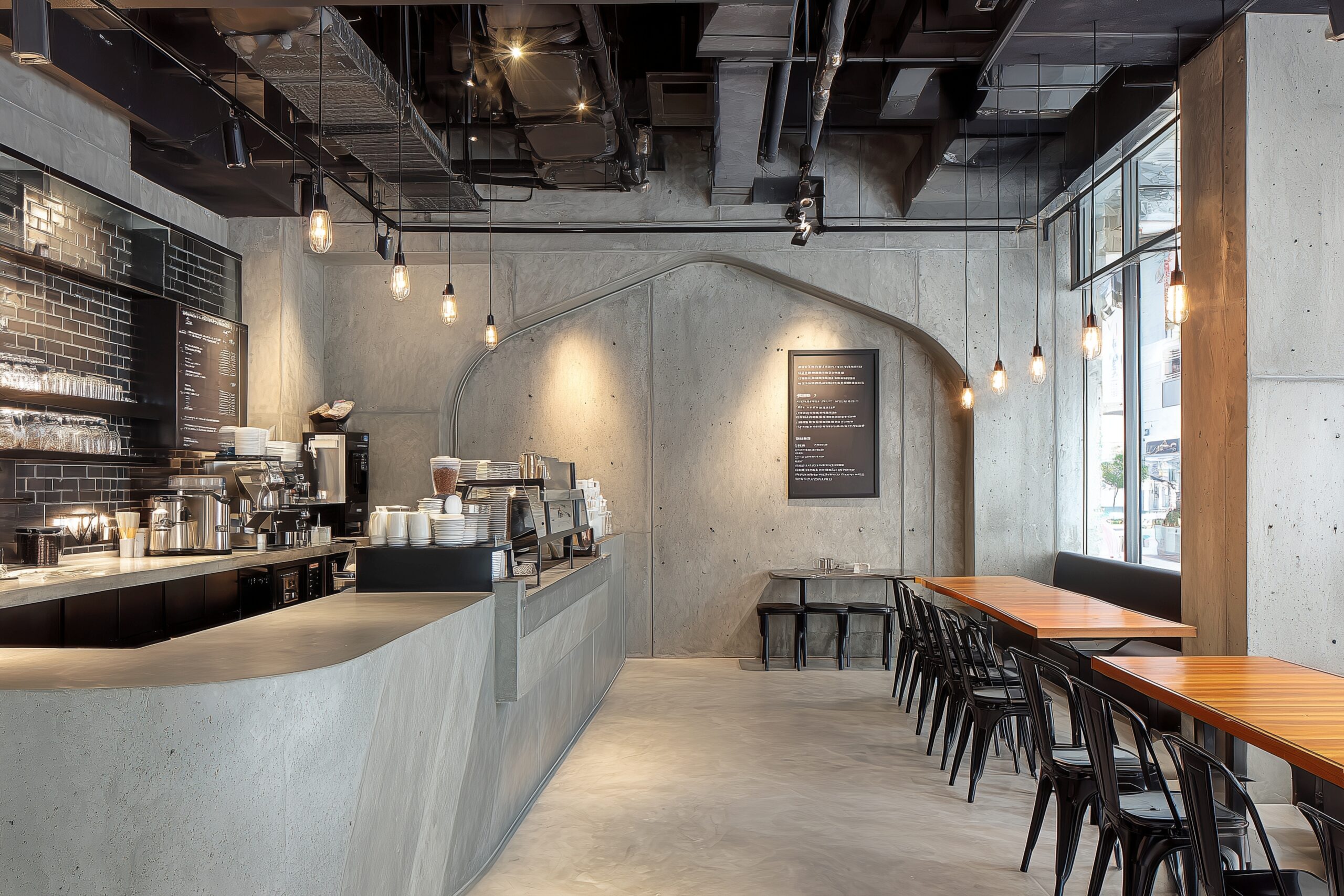 [Free Images] Cozy & Stylish Café Interior – Free Stock Photos０