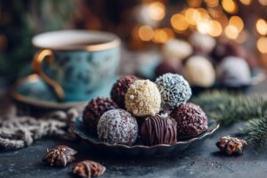 【無料】カフェのチョコレートスイーツ・フリー素材０