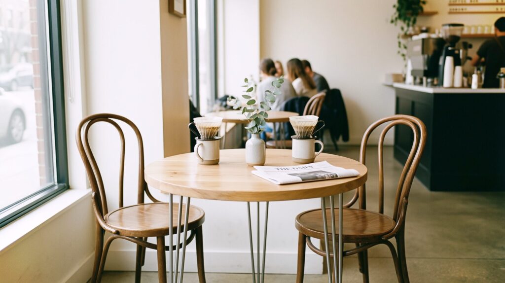 【無料】おしゃれなカフェテーブルの画像 / インテリアのフリー素材０