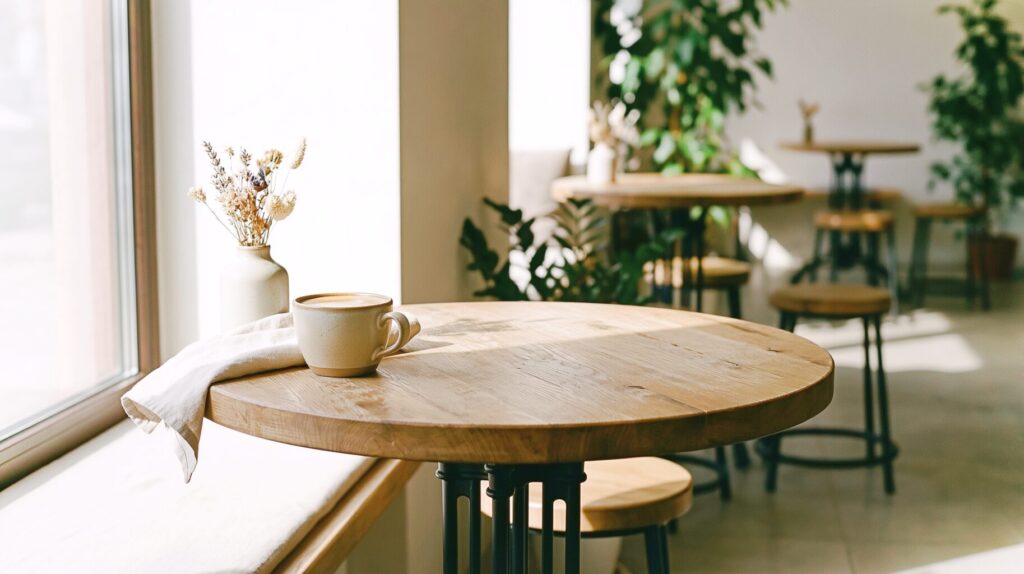 【無料】おしゃれなカフェテーブルの画像 / インテリアのフリー素材０